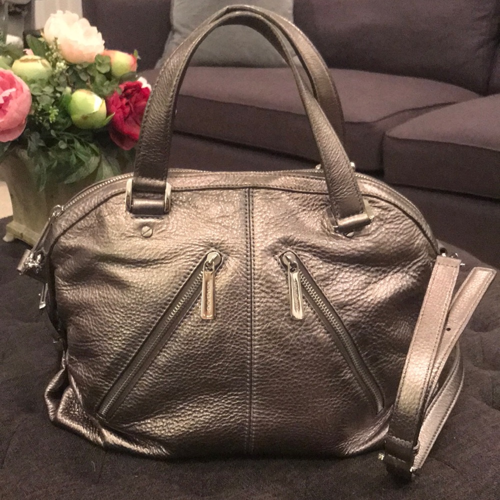 Michael Kors silver handbag